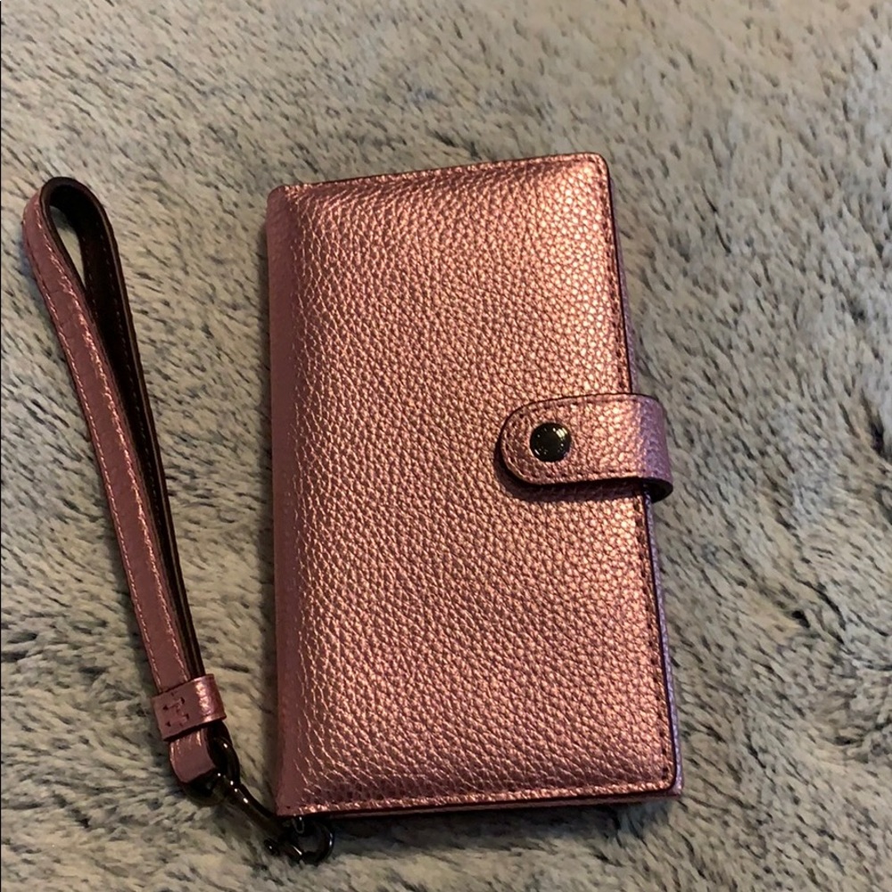 New coach wristlet wallet